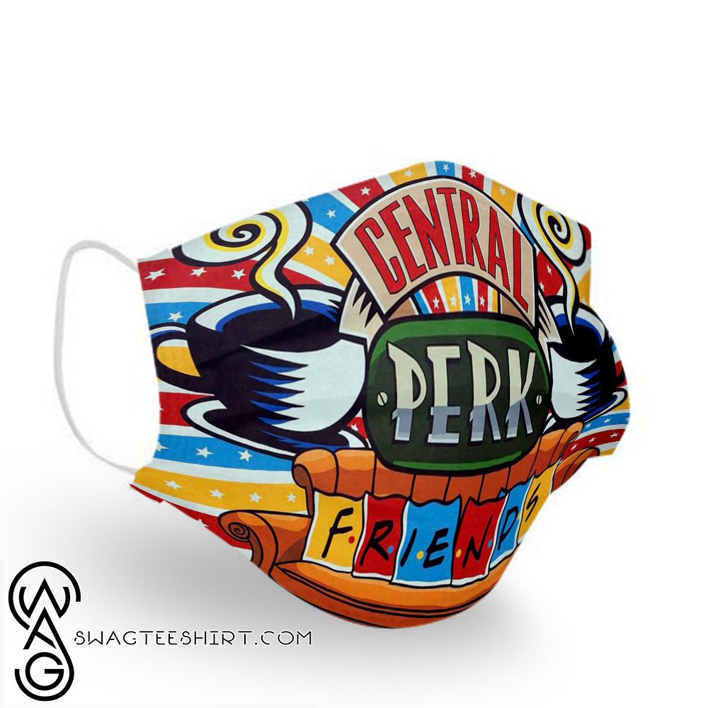 Friends tv show central perk anti pollution face mask - maria