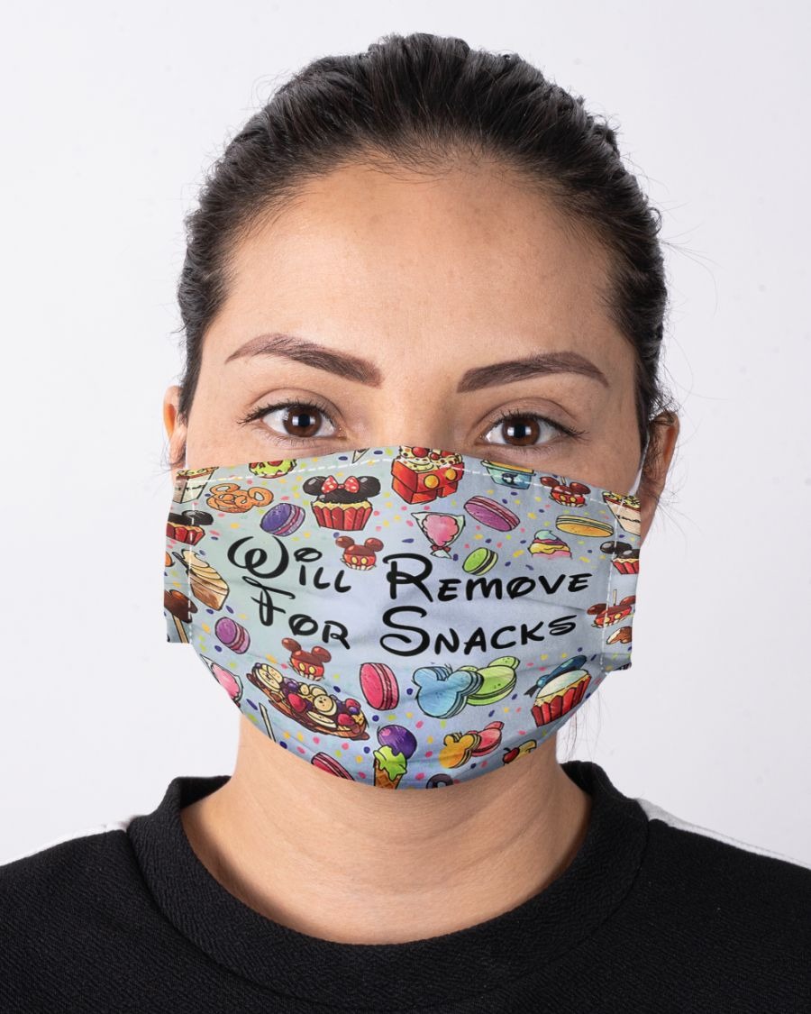 Disney will remove for snacks face mask 1