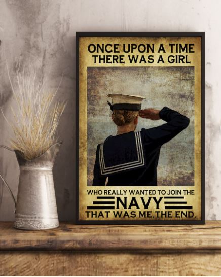 Girl wanted join navy poster 2