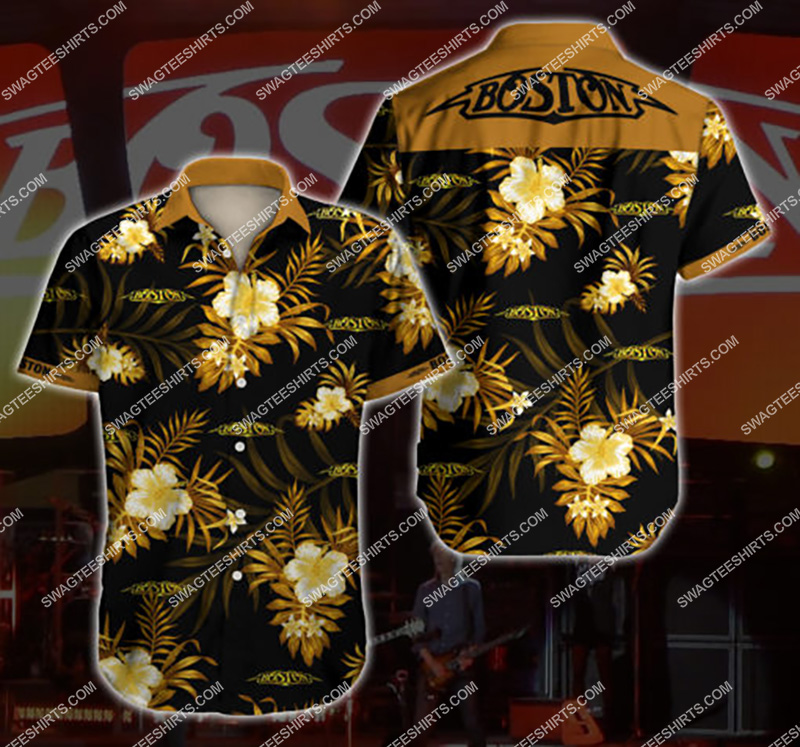 [highest selling] boston band all over print hawaiian shirt – maria
