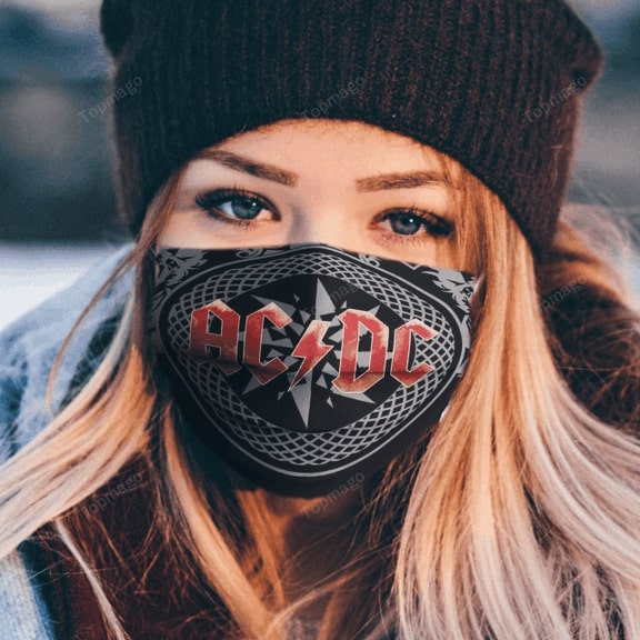 ACDC rock band anti pollution face mask – maria