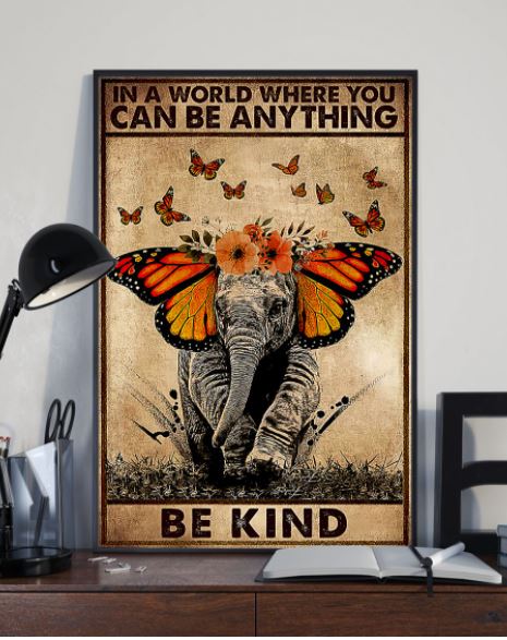 Elephant anything be kind poster 2