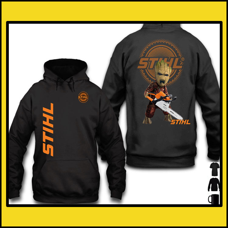 STIHL Groot 3d over print hoodie- LIMITED EDITION