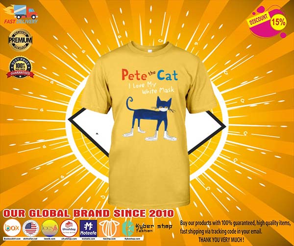 Peter the cat rocking in my while shirt – LIMITED EDITION