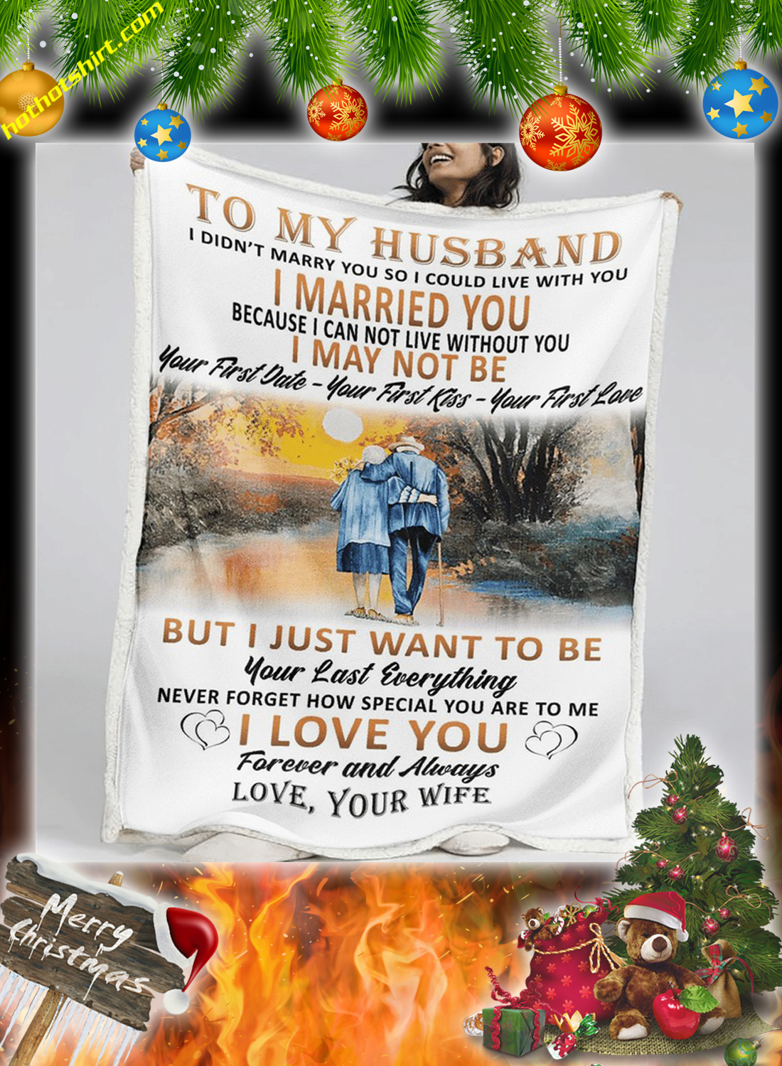 To my husband i didn't marry you so i could live with you your wife quilt 2
