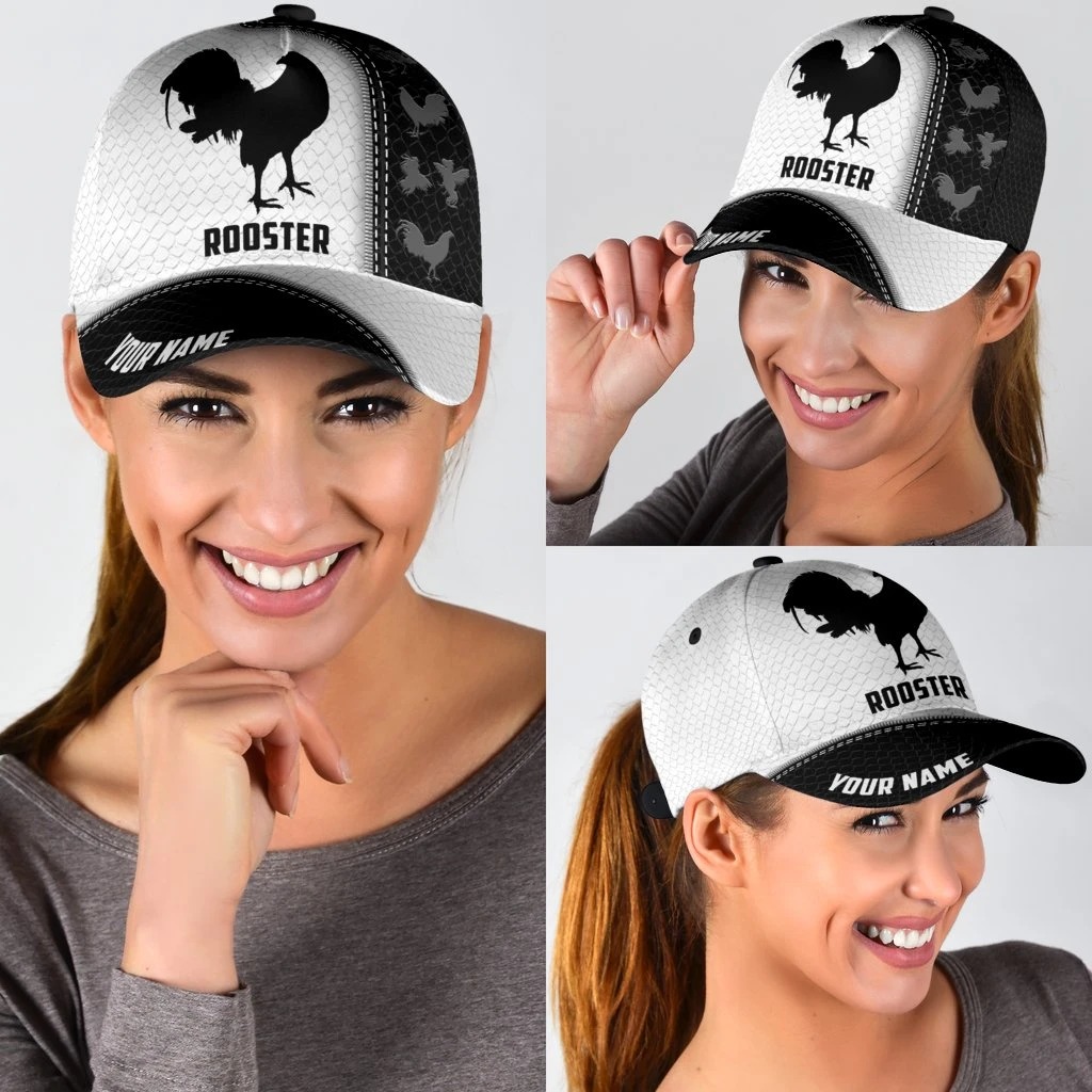 Personalized rooster 3D Print classic cap 3