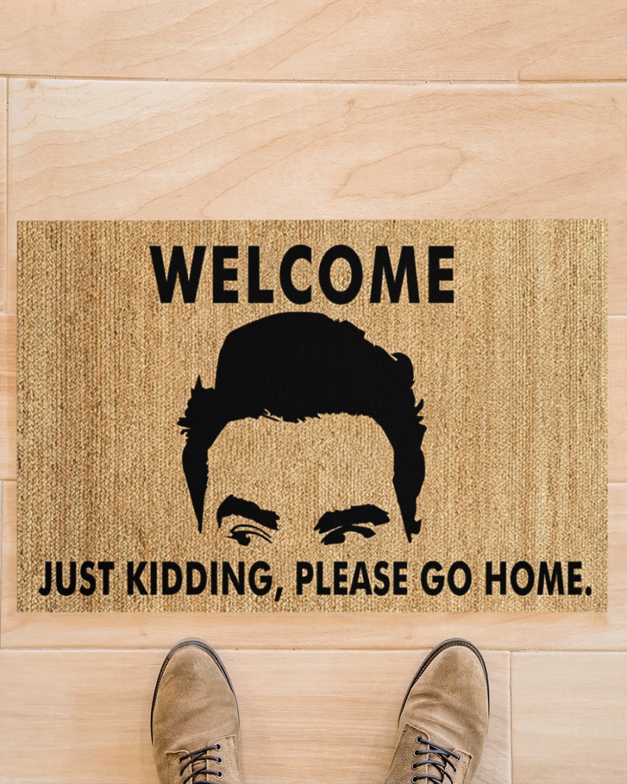 Welcome just kidding please go home doormat 1