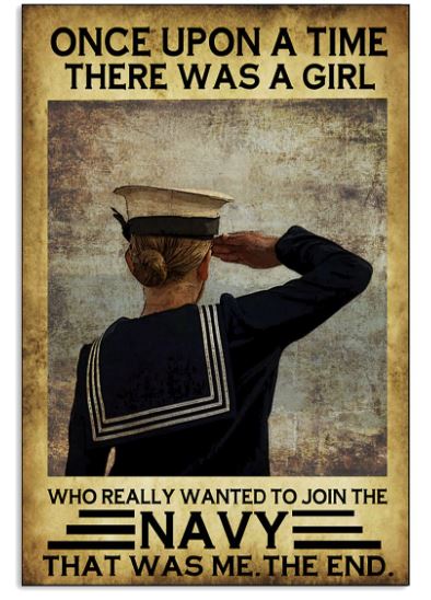 Girl wanted join navy poster