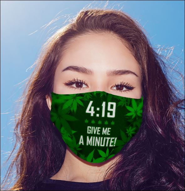 419 give me a minute face mask - dnstyles