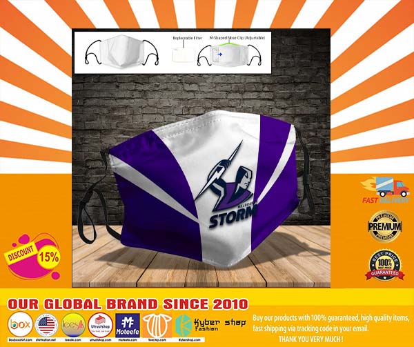 Melbourne Storm face mask12