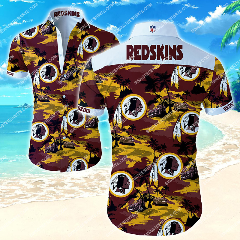 national football league washington redskins hawaiian shirt 2