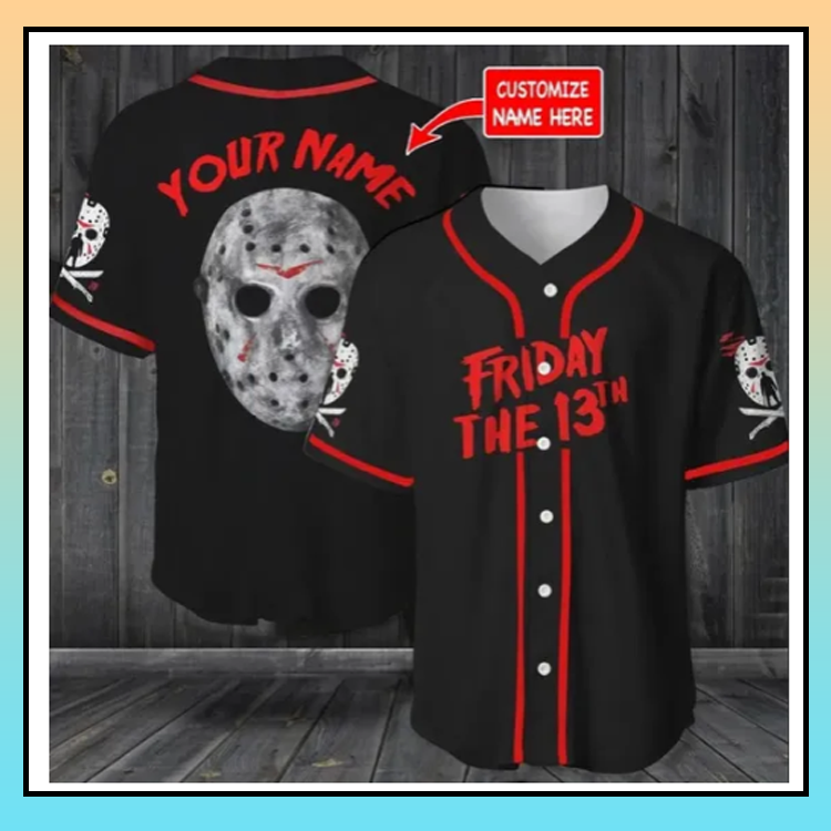 23-Jason Voorhees Friday the 13th Jersey Baseball (4)