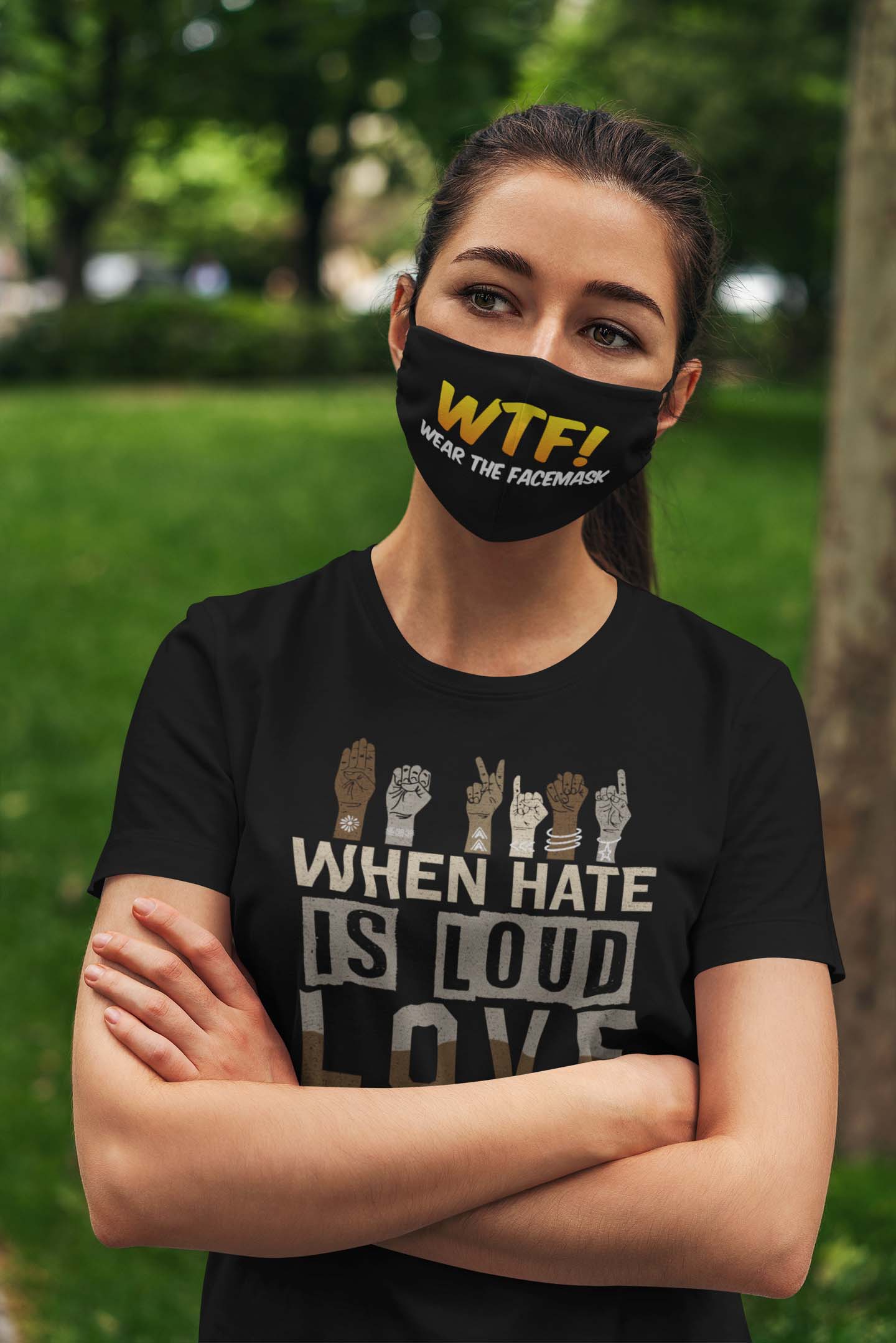WTF wear the face mask anti pollution face mask - maria