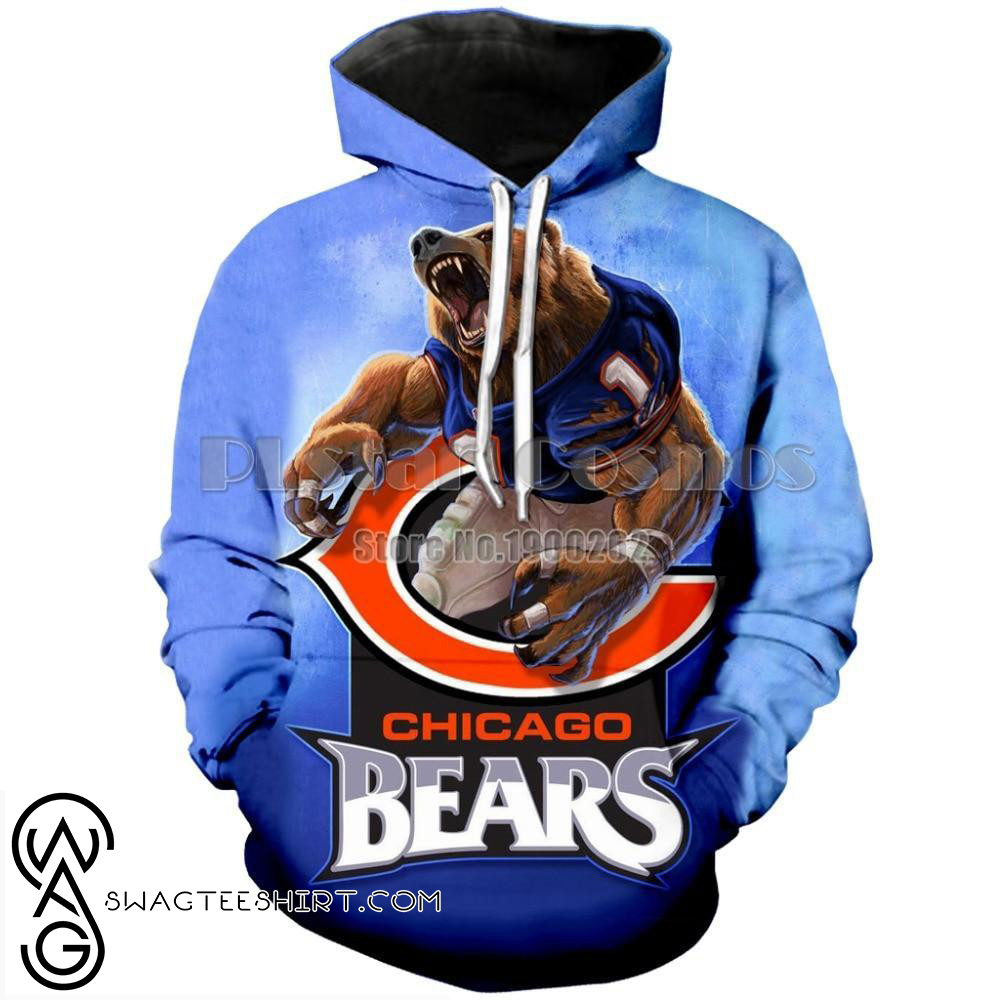 [highest selling] Chicago bears 3d hoodie - maria