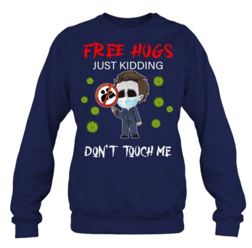 Michael Myers hug kidding sweater