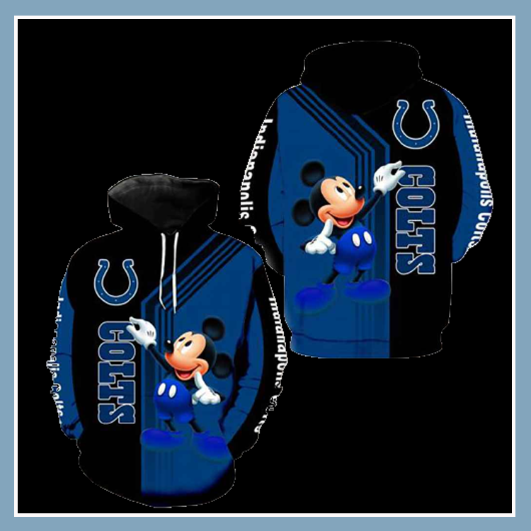 Indianapolis colts mickey mouse 3d over print hoodie – LIMITED EDITION