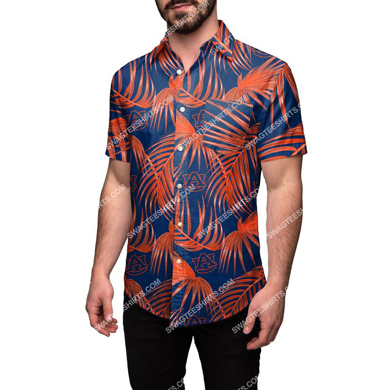 [highest selling] auburn tigers ncaa tropical full print hawaiian shirt - maria