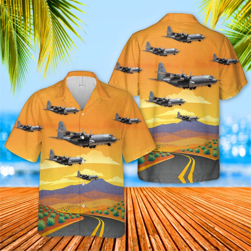 USAF MC-130W Combat Spear Hawaiian Shirt 1