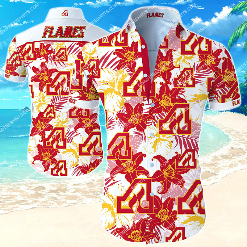 national hockey league atlanta flames hawaiian shirt 2