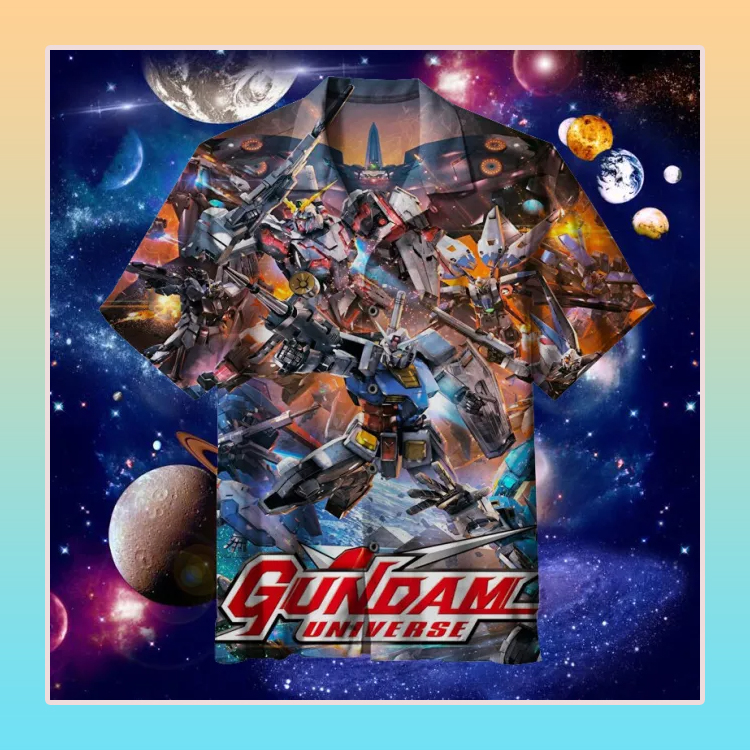 Gundam Commemorative Hawaiian Shirt4