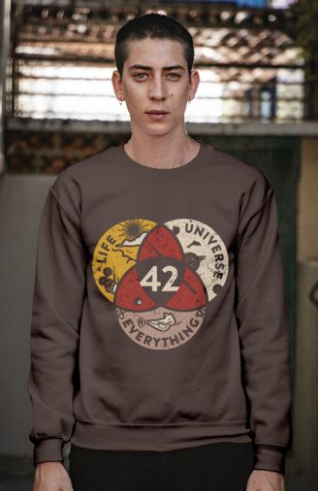 Life Universe Everything 42 sweater