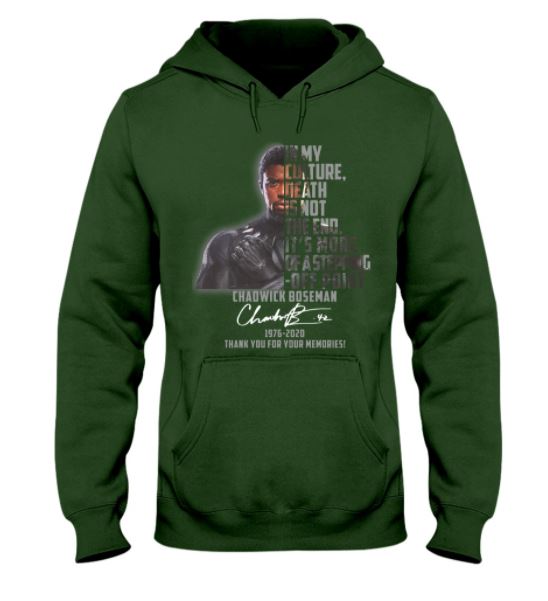 Chadwick death not the end hoodie