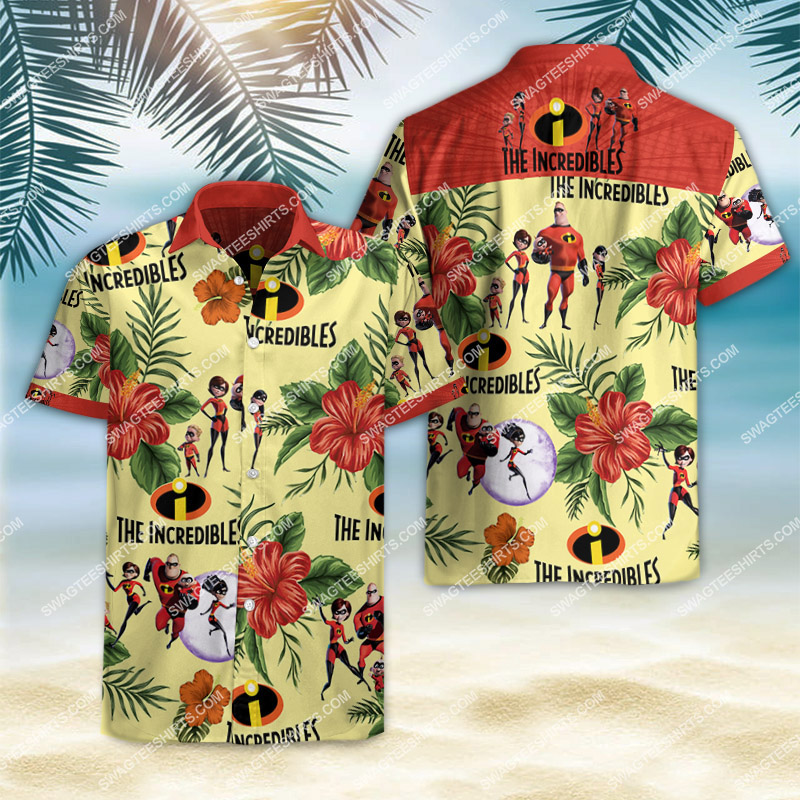 [highest selling] the incredibles movie all over print hawaiian shirt - maria