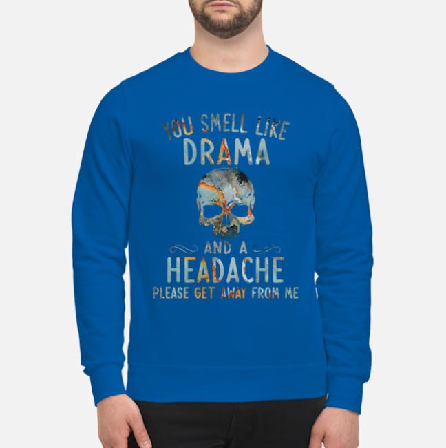 Skull drama headache sweater