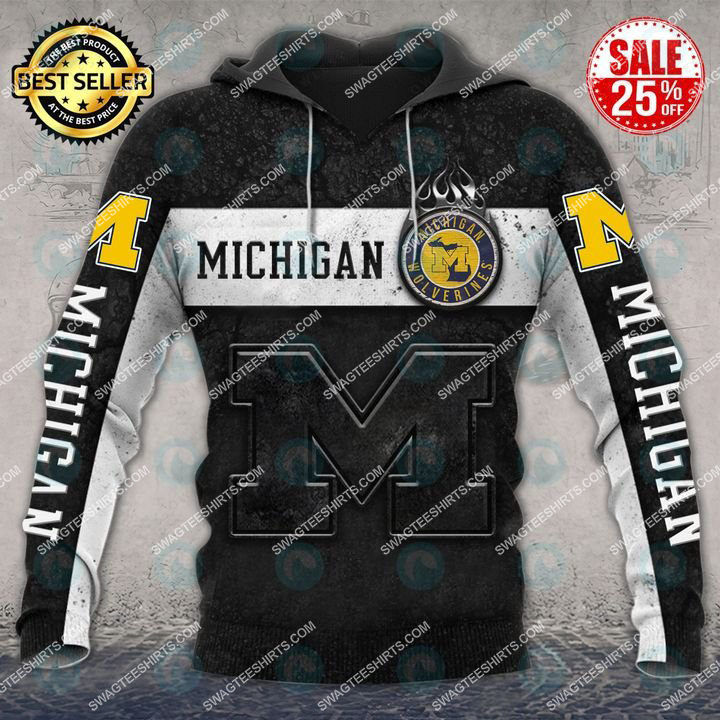 [highest selling] the michigan wolverines football team all over printed shirt – maria