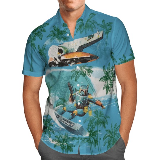 Star Wars Boba Fett Aloha Hawaiian Shirt – Hothot 150721