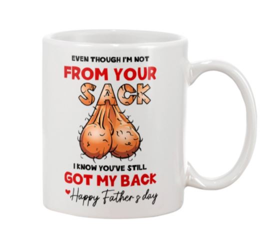 Father sack back cup