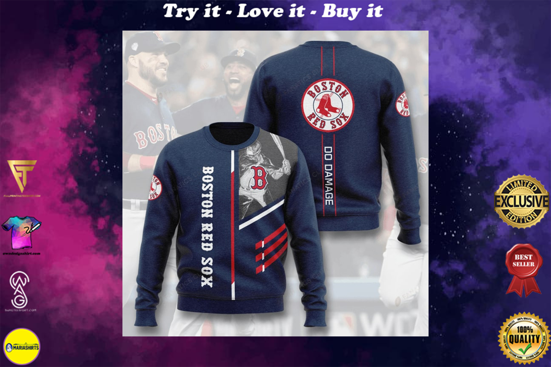 [highest selling] boston red sox do damage full printing ugly sweater – maria