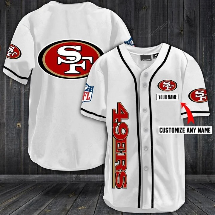 San francisco 49ers customize name baseball shirt – Hothot 190920