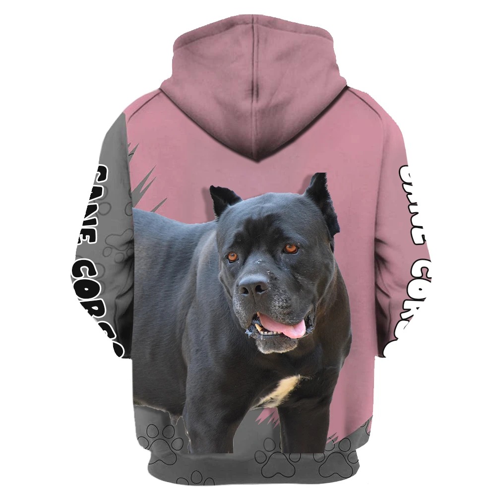 Here's to the women that can't imagine life without Cane Corso 3D Hoodie 1