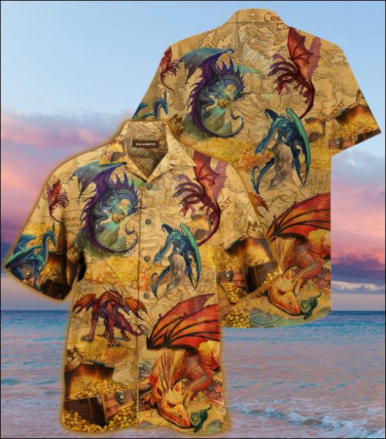 Dragon guard treasure hawaiian shirt