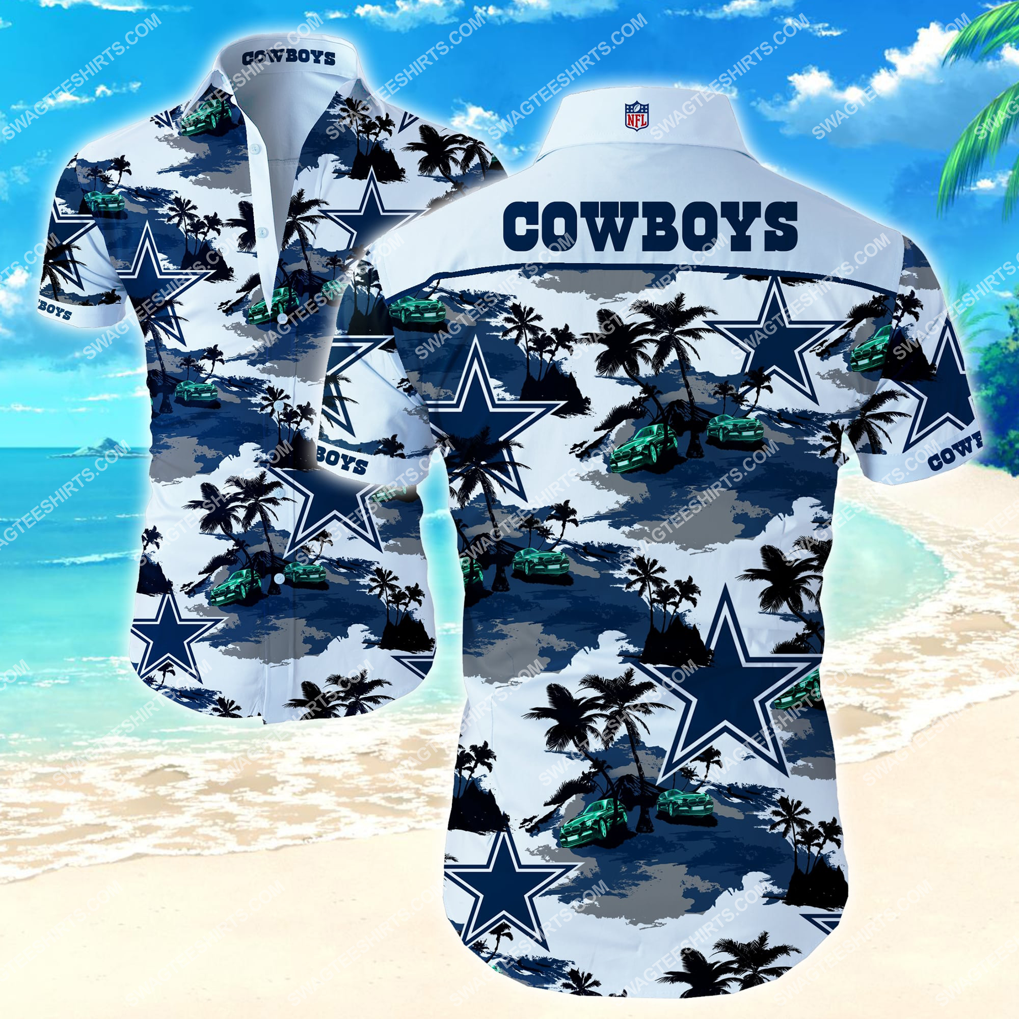 [highest selling] tropical dallas cowboys football team hawaiian shirt – maria