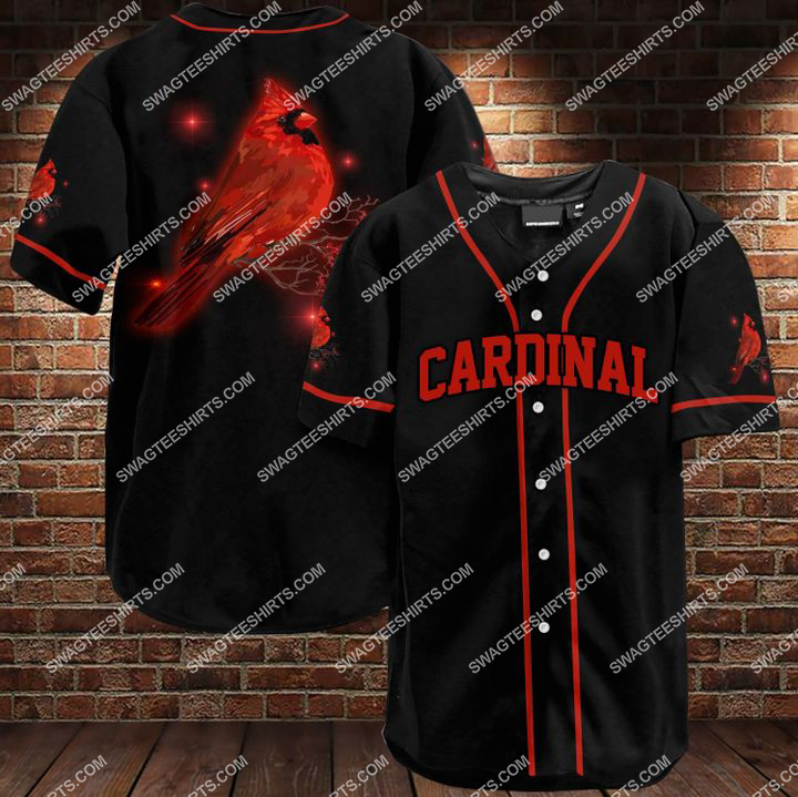 st louis cardinals full printing baseball shirt 1