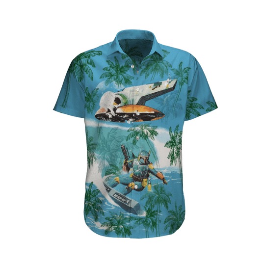 Star Wars Boba Fett Aloha Hawaiian Shirt 2
