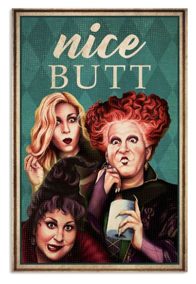 Hocus nice butt poster