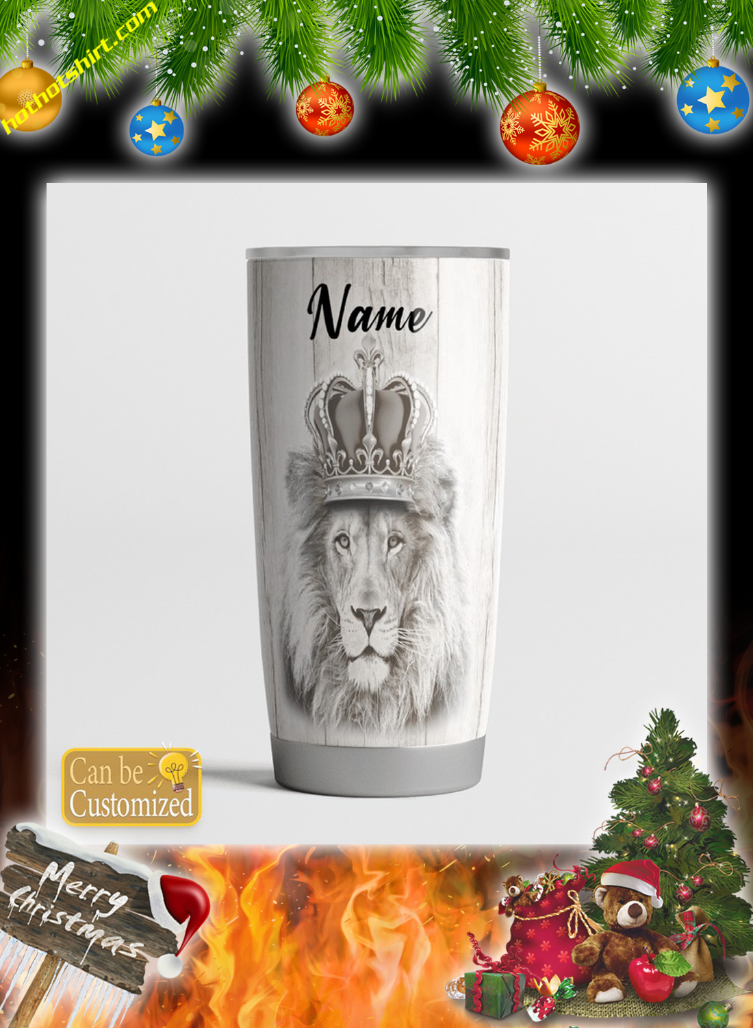 Personalize customize name Lion To my son you mom tumbler 3