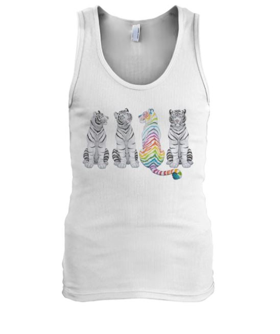 Tiger dare to be yourself tank top