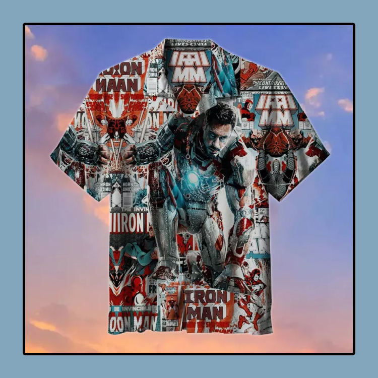 Iron Man Commemorative Hawaiian Shirt1