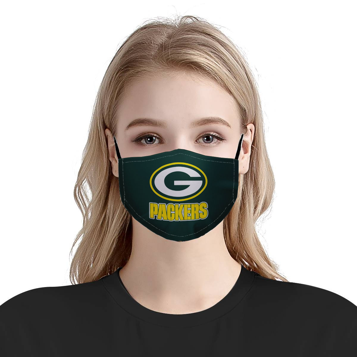 NFL green bay packers anti pollution face mask - maria