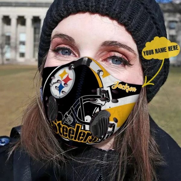 Pittsburgh steelers personalized custom name filter face mask - Saleoff 030820
