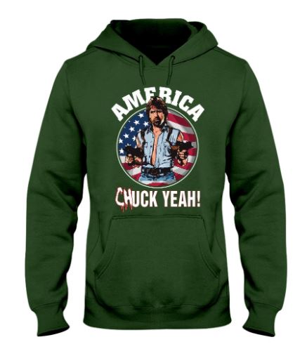 America Chuck yeah hoodie