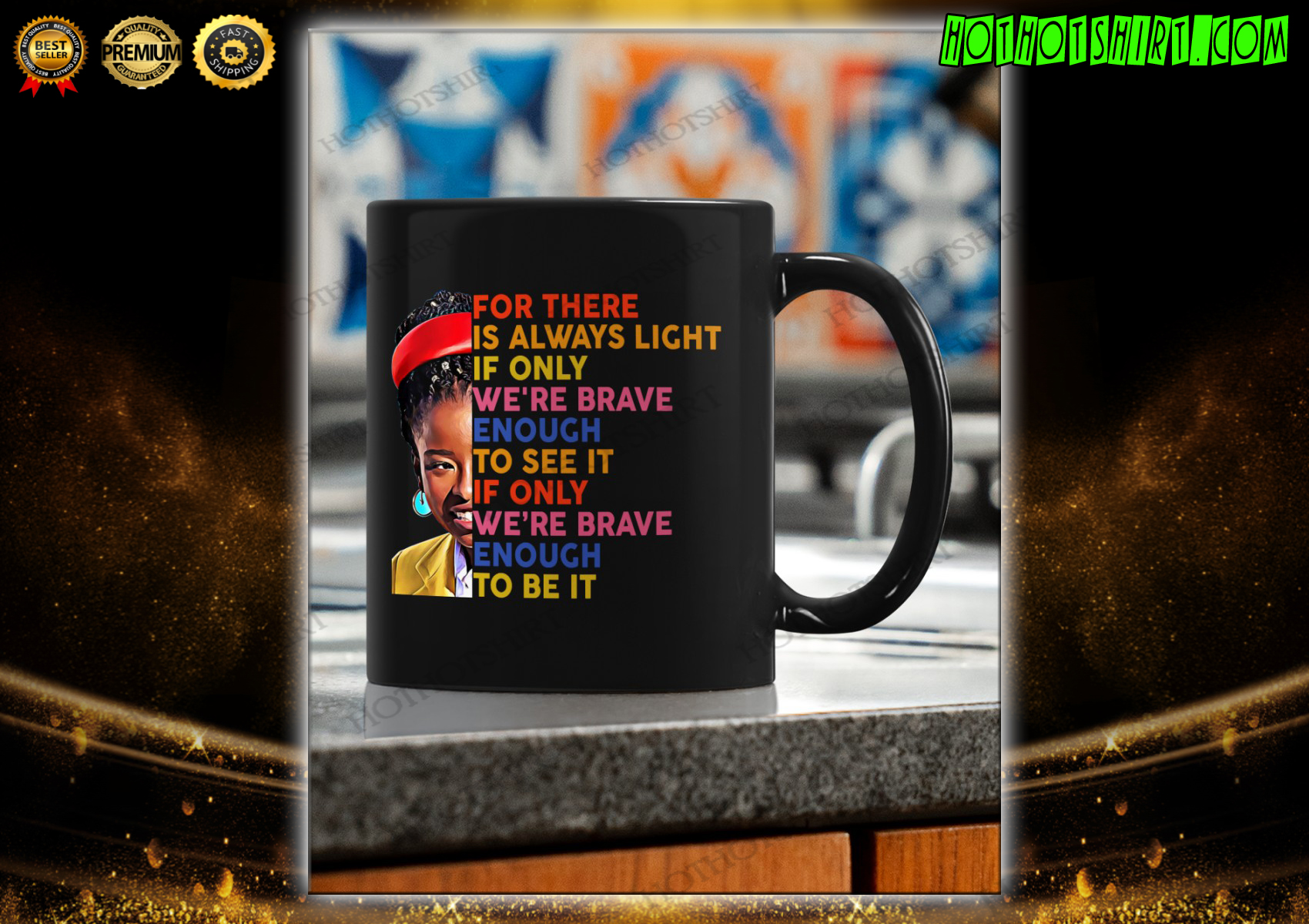 Amanda Gorman For there is always light Mug