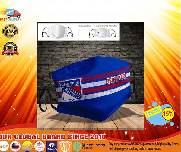 New York Rangers face mask  - LIMITED EDITION