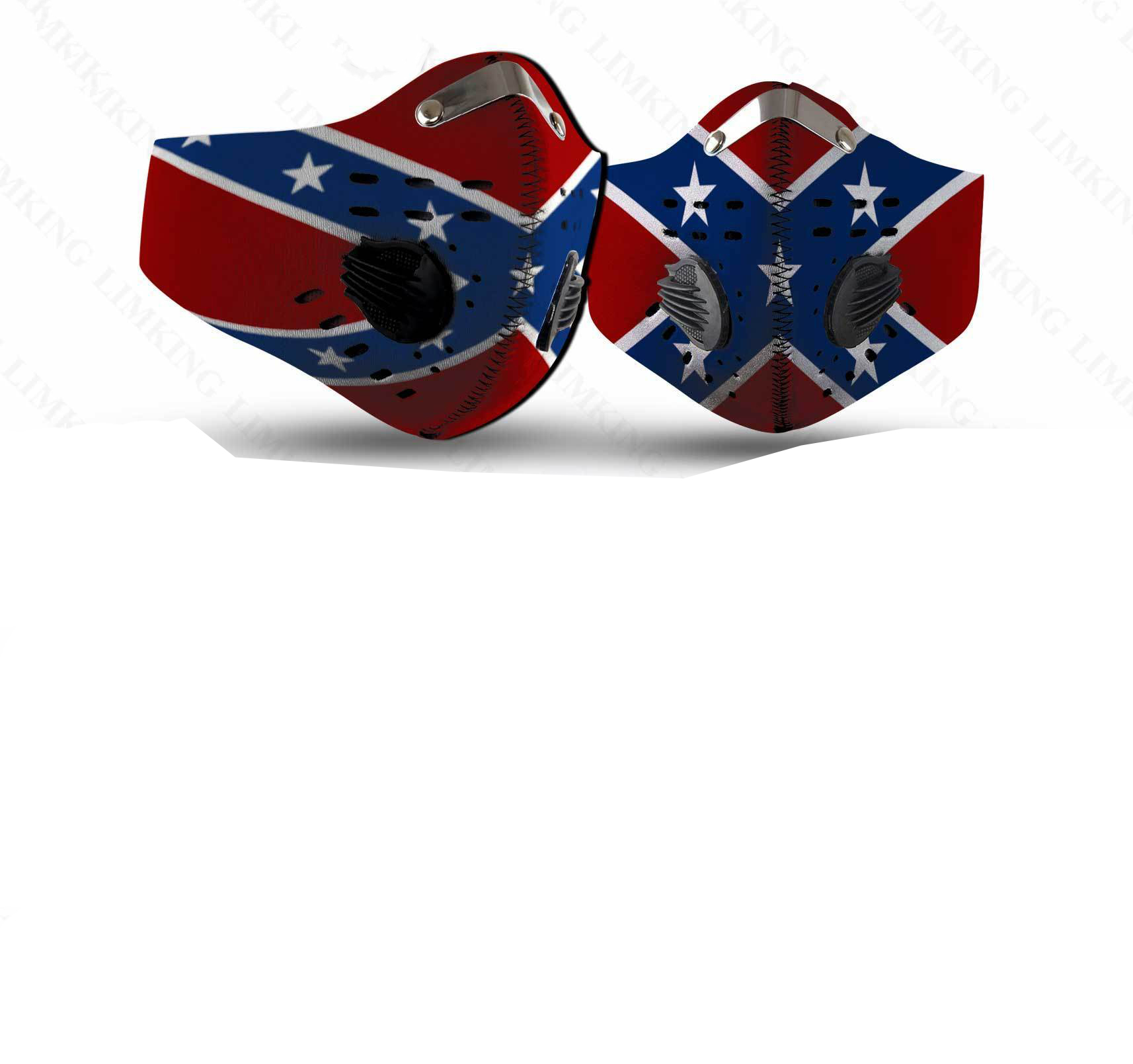 Confederate flag filter face mask - Saleoff 030820