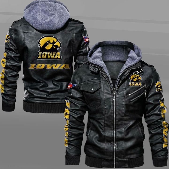 Iowa Hawkeyes Leather Jacket