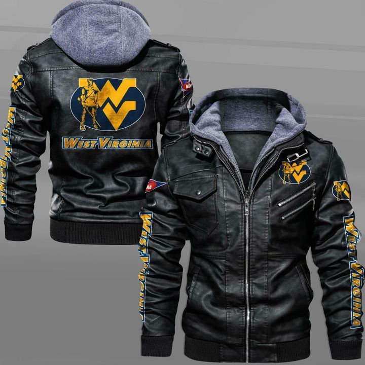 West Virginia Mountaineers Leather Jacket